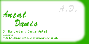 antal danis business card